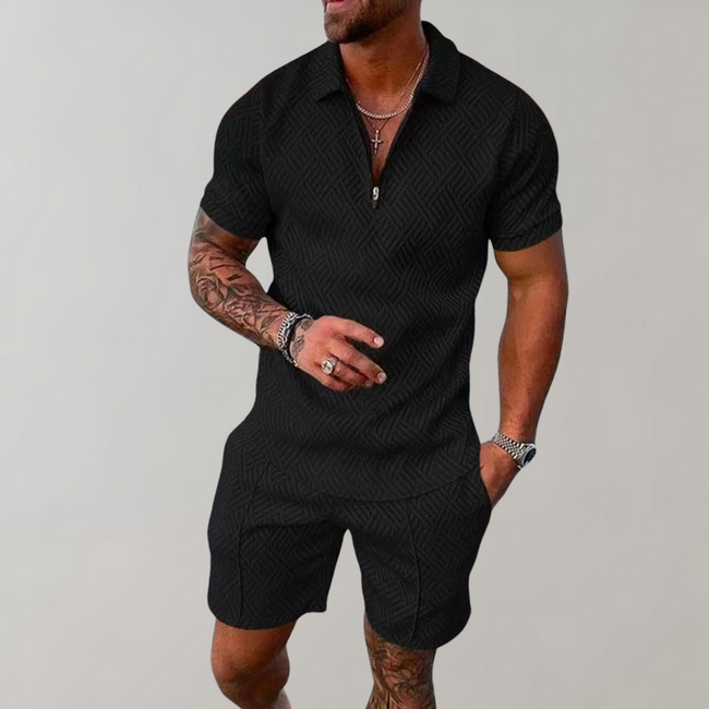 Knit Polo and Shorts Set – Smart Summer Co-Ord